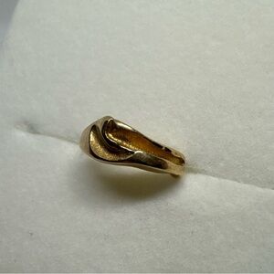 VINTAGE 70'S LAPPONIA 18k YELLOW GOLD NUGGET RING SZ 3.5 Björn Weckström, 2.3G